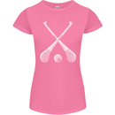 Hurling Bats and Ball Womens Petite Cut T-Shirt Azalea