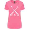 Hurling Bats and Ball Womens Wider Cut T-Shirt Azalea