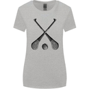 Hurling Bats and Ball Womens Wider Cut T-Shirt Sports Grey