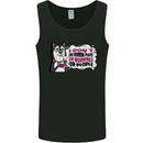 Husky Alaskan I Dont Like People Mornings Mens Vest Tank Top Black