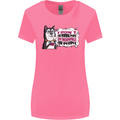 Husky Alaskan I Dont Like People Mornings Womens Wider Cut T-Shirt Azalea