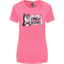 Husky Alaskan I Dont Like People Mornings Womens Wider Cut T-Shirt Azalea