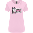 Husky Alaskan I Dont Like People Mornings Womens Wider Cut T-Shirt Light Pink