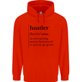 Hustler Definition Entrepreneur Hustle Childrens Kids Hoodie Bright Red