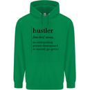 Hustler Definition Entrepreneur Hustle Childrens Kids Hoodie Irish Green