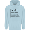 Hustler Definition Entrepreneur Hustle Childrens Kids Hoodie Light Blue