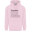 Hustler Definition Entrepreneur Hustle Childrens Kids Hoodie Light Pink