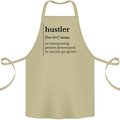 Hustler Definition Entrepreneur Hustle Cotton Apron 100% Organic Khaki
