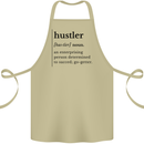 Hustler Definition Entrepreneur Hustle Cotton Apron 100% Organic Khaki