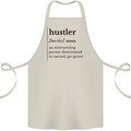 Hustler Definition Entrepreneur Hustle Cotton Apron 100% Organic Natural
