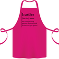 Hustler Definition Entrepreneur Hustle Cotton Apron 100% Organic Pink