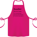Hustler Definition Entrepreneur Hustle Cotton Apron 100% Organic Pink