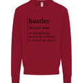 Hustler Definition Entrepreneur Hustle Kids Sweatshirt Jumper Red