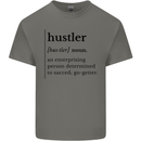 Hustler Definition Entrepreneur Hustle Kids T-Shirt Childrens Charcoal