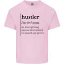 Hustler Definition Entrepreneur Hustle Kids T-Shirt Childrens Light Pink