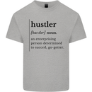 Hustler Definition Entrepreneur Hustle Kids T-Shirt Childrens Sports Grey