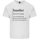 Hustler Definition Entrepreneur Hustle Kids T-Shirt Childrens White