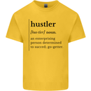 Hustler Definition Entrepreneur Hustle Kids T-Shirt Childrens Yellow