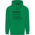 Hustler Definition Entrepreneur Hustle Mens 80% Cotton Hoodie Irish Green