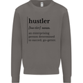 Hustler Definition Entrepreneur Hustle Mens Sweatshirt Jumper Charcoal
