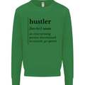 Hustler Definition Entrepreneur Hustle Mens Sweatshirt Jumper Irish Green