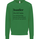 Hustler Definition Entrepreneur Hustle Mens Sweatshirt Jumper Irish Green