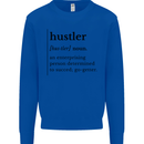 Hustler Definition Entrepreneur Hustle Mens Sweatshirt Jumper Royal Blue