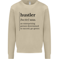 Hustler Definition Entrepreneur Hustle Mens Sweatshirt Jumper Sand