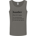 Hustler Definition Entrepreneur Hustle Mens Vest Tank Top Charcoal