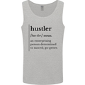 Hustler Definition Entrepreneur Hustle Mens Vest Tank Top Sports Grey