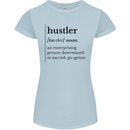 Hustler Definition Entrepreneur Hustle Womens Petite Cut T-Shirt Light Blue