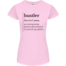 Hustler Definition Entrepreneur Hustle Womens Petite Cut T-Shirt Light Pink