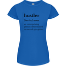Hustler Definition Entrepreneur Hustle Womens Petite Cut T-Shirt Royal Blue