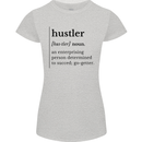Hustler Definition Entrepreneur Hustle Womens Petite Cut T-Shirt Sports Grey