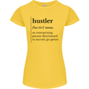 Hustler Definition Entrepreneur Hustle Womens Petite Cut T-Shirt Yellow