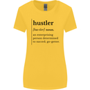 Hustler Definition Entrepreneur Hustle Womens Wider Cut T-Shirt Yellow