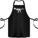 I Am Awesome Funny Dinosaur T-Rex Cotton Apron 100% Organic Black