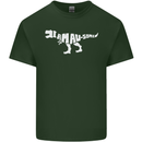I Am Awesome Funny Dinosaur T-Rex Mens Cotton T-Shirt Tee Top Forest Green