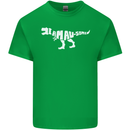 I Am Awesome Funny Dinosaur T-Rex Mens Cotton T-Shirt Tee Top Irish Green
