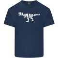 I Am Awesome Funny Dinosaur T-Rex Mens Cotton T-Shirt Tee Top Navy Blue