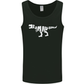 I Am Awesome Funny Dinosaur T-Rex Mens Vest Tank Top Black