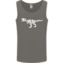 I Am Awesome Funny Dinosaur T-Rex Mens Vest Tank Top Charcoal
