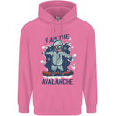 I Am the Avalanche Funny Snowboarding Mens 80% Cotton Hoodie Azelea