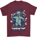 I Am the Avalanche Funny Snowboarding Mens T-Shirt 100% Cotton Maroon