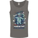 I Am the Avalanche Funny Snowboarding Mens Vest Tank Top Charcoal