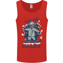 I Am the Avalanche Funny Snowboarding Mens Vest Tank Top Red