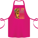 I Am the Storm African Black Lives Matter Cotton Apron 100% Organic Pink