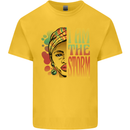 I Am the Storm African Black Lives Matter Kids T-Shirt Childrens Yellow