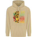 I Am the Storm African Black Lives Matter Mens 80% Cotton Hoodie Sand