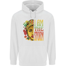 I Am the Storm African Black Lives Matter Mens 80% Cotton Hoodie White
